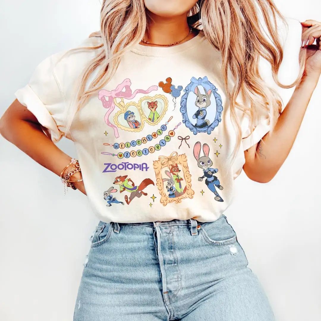 Coquette Zootopia Shirt for Disney Fans Family