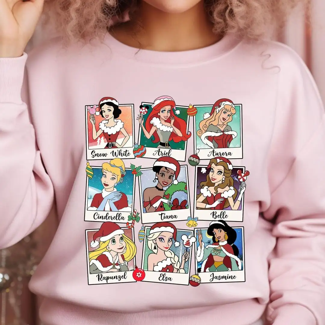 Disney Christmas Princess Squad Shirt for Kids