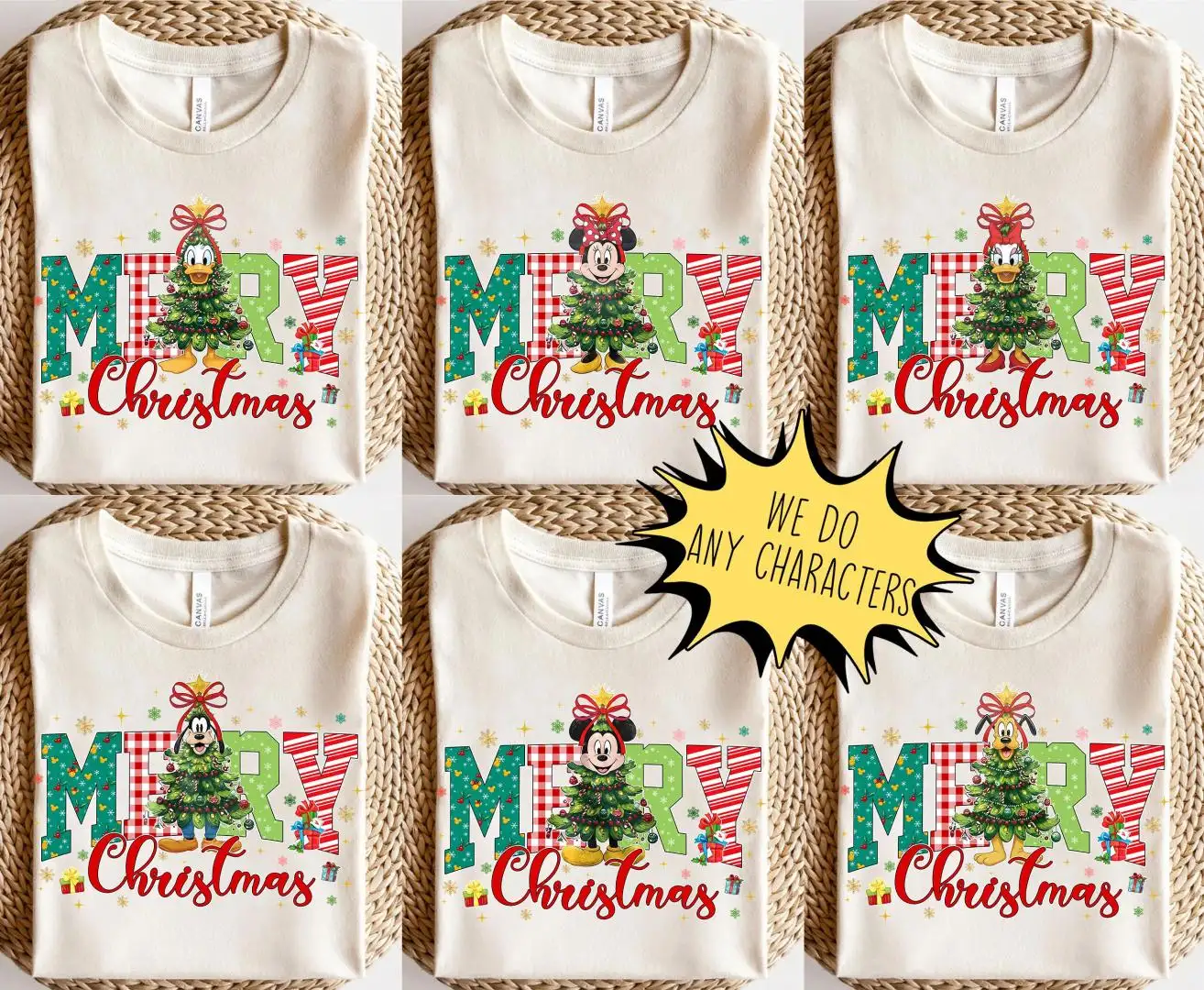 Disney Christmas Tree Mickey Shirt for Family