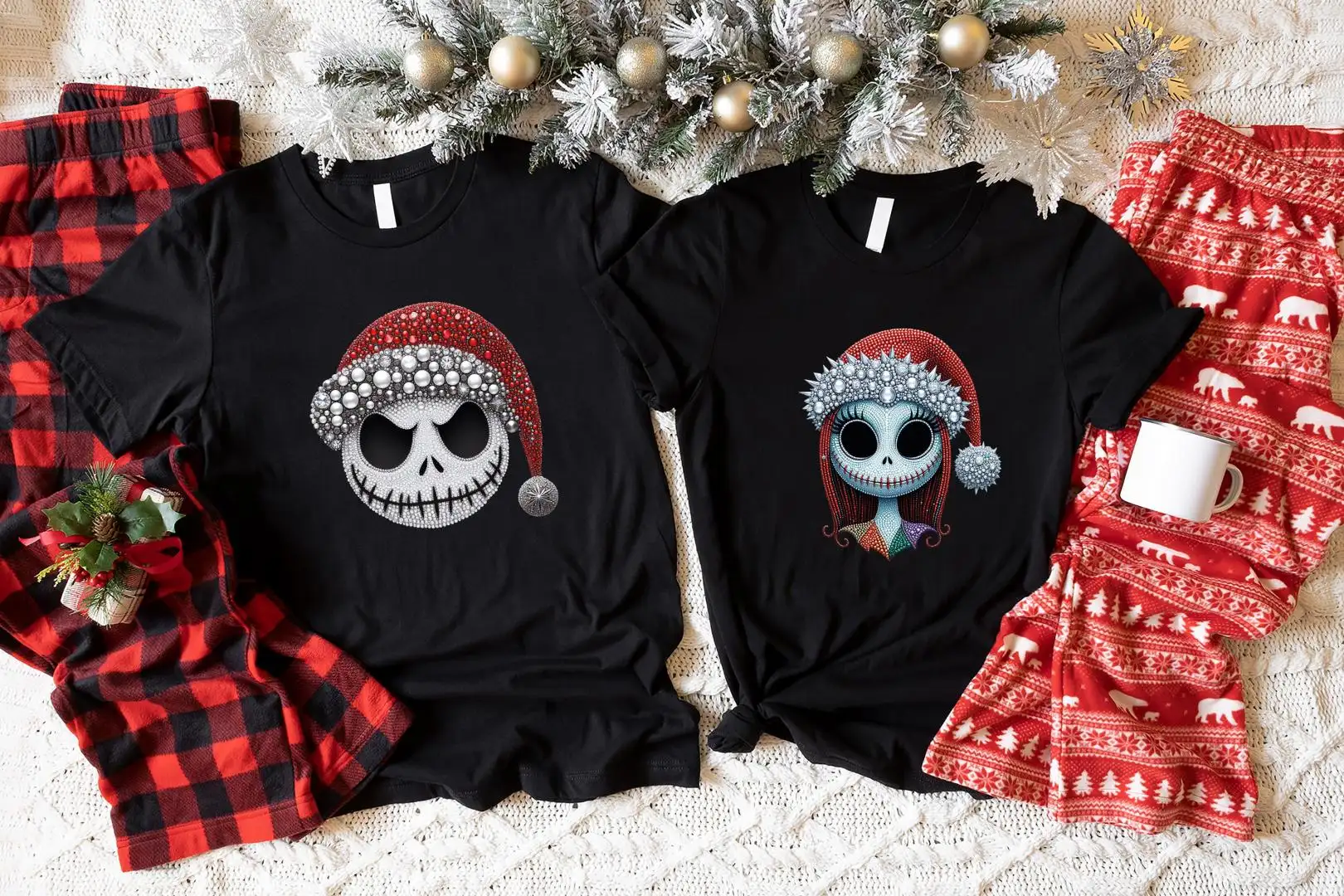 Nightmare Before Christmas Shirt Disney Couple Holiday