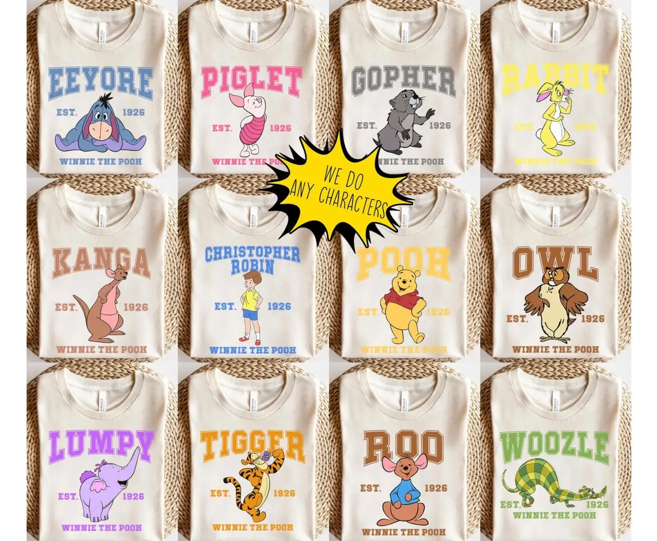 Retro Winnie the Pooh Varsity Shirt for Disney Fans