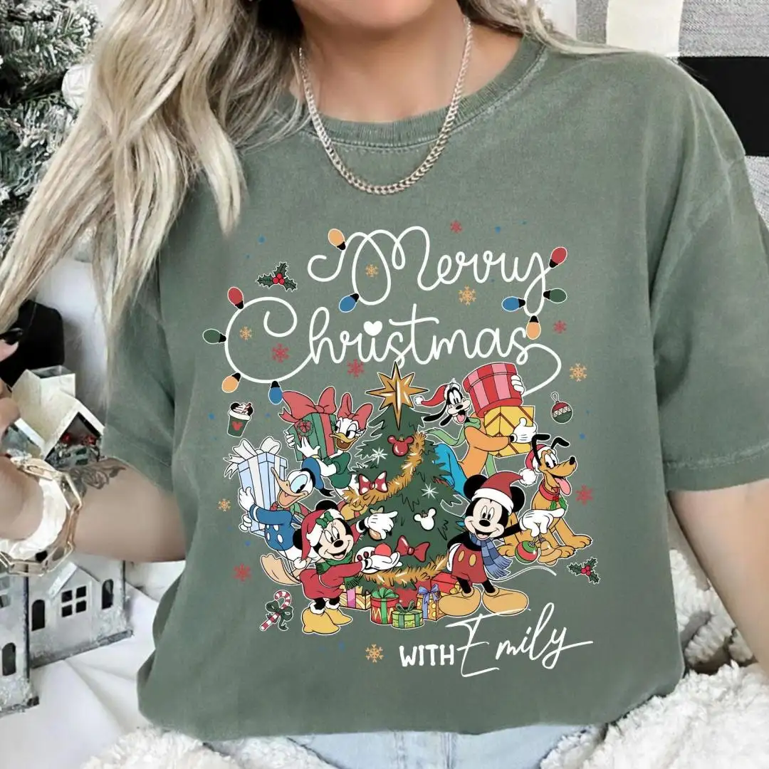 Mickey & Friends Disney Christmas Shirt for Family