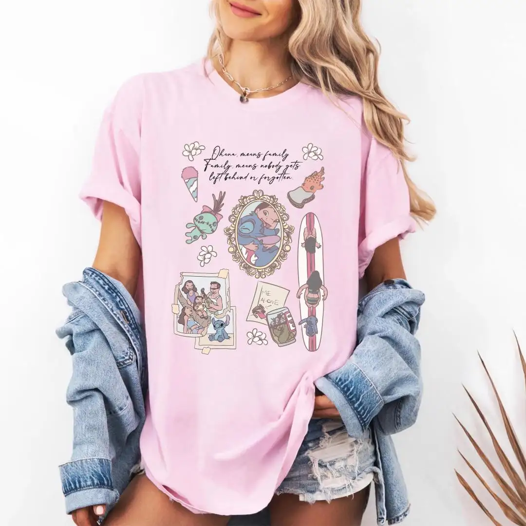 Disney Stitch Ohana Family Shirt