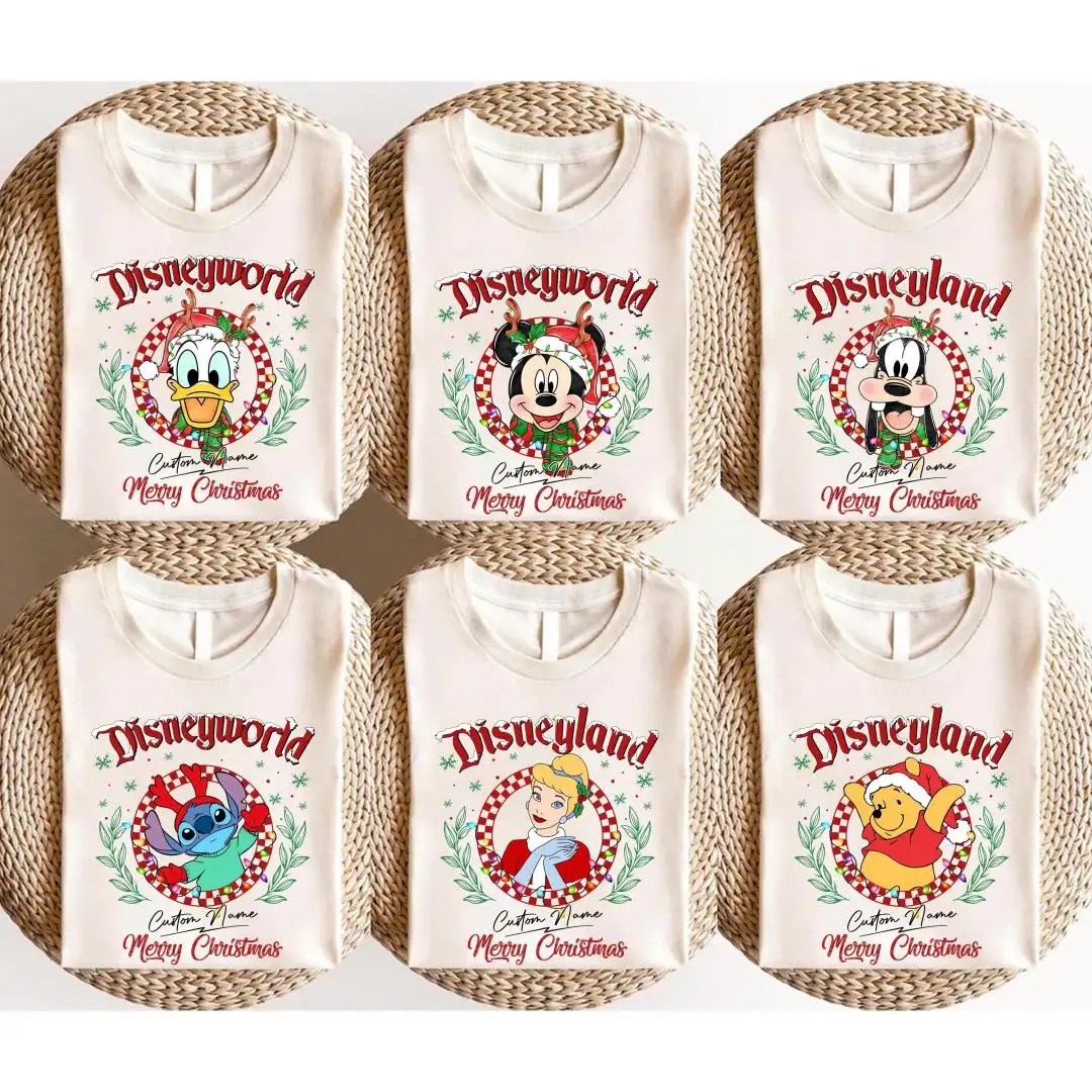 Vintage Disney Christmas 2025 Family Shirt