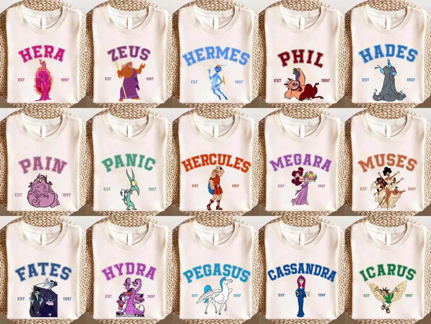 Retro Hercules Disney Shirt Greek Mythology Family Trip