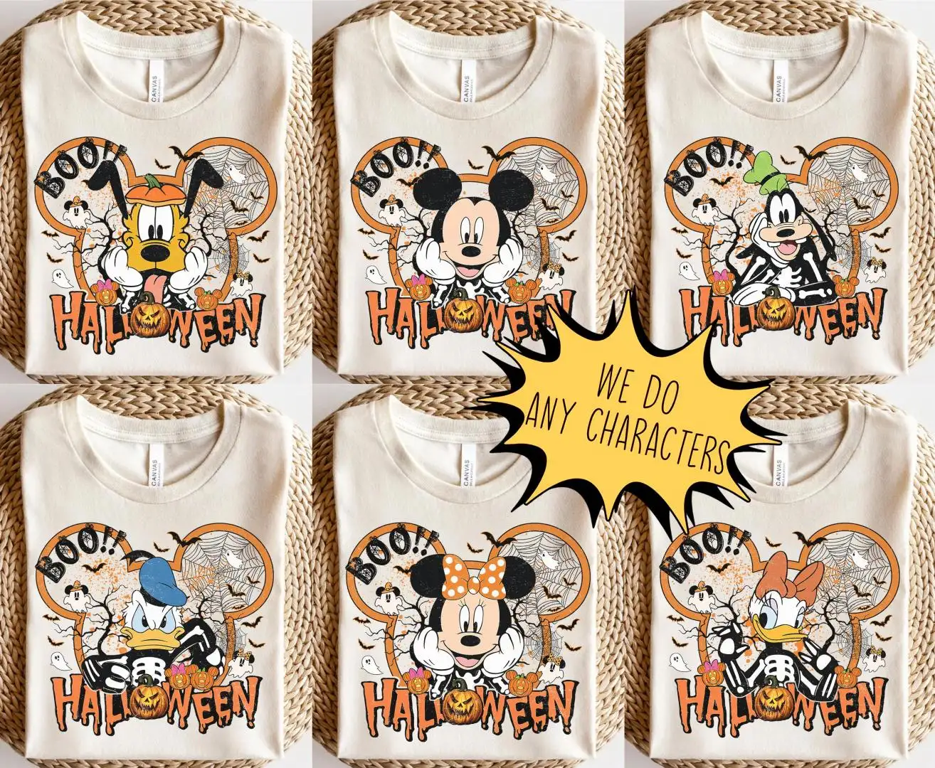 Retro Disney Halloween Shirt for Family Party