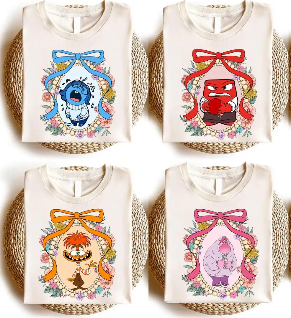 Disney Inside Out Floral Shirt Core Memory