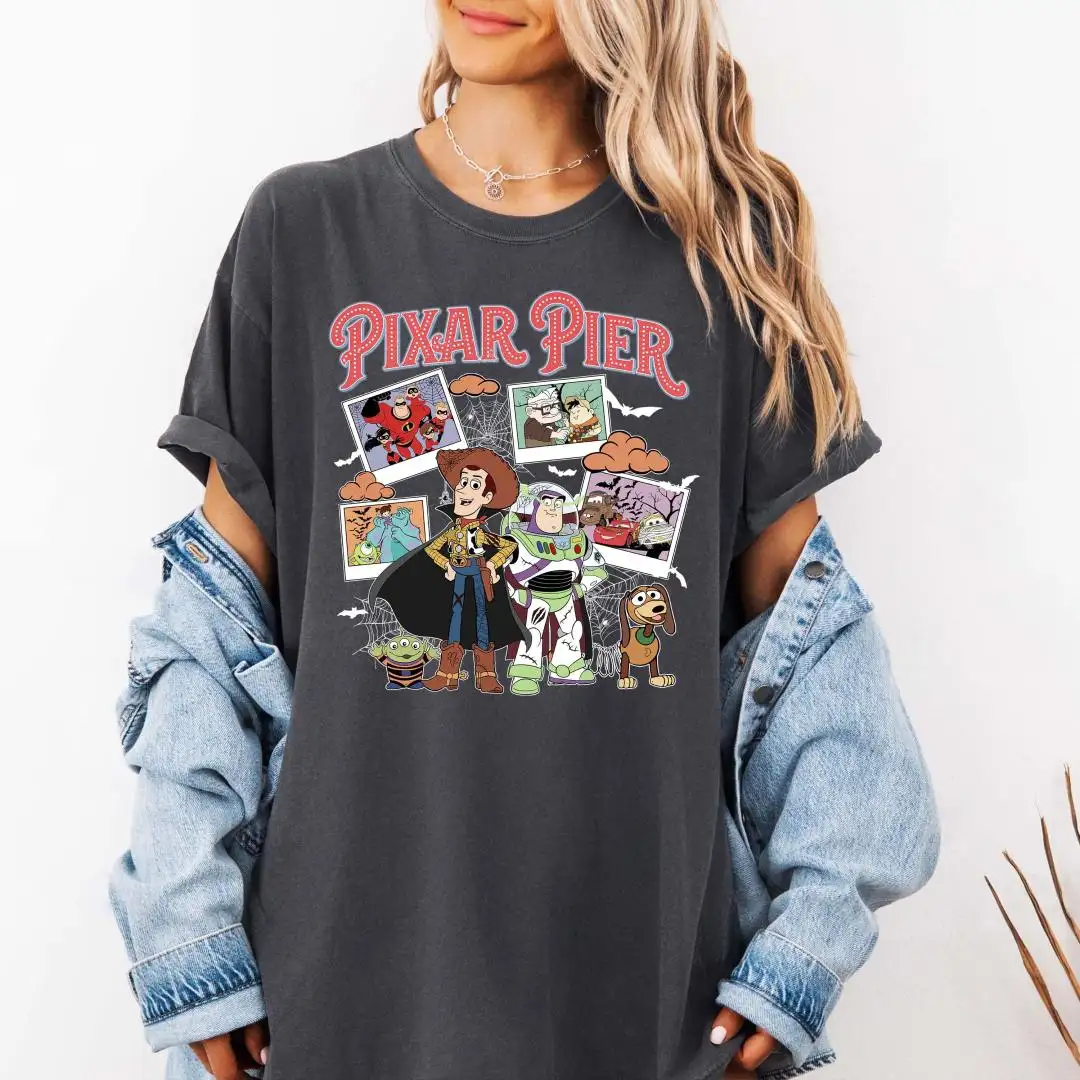 Vintage Disney Pixar Halloween Shirt for Mickey's Party