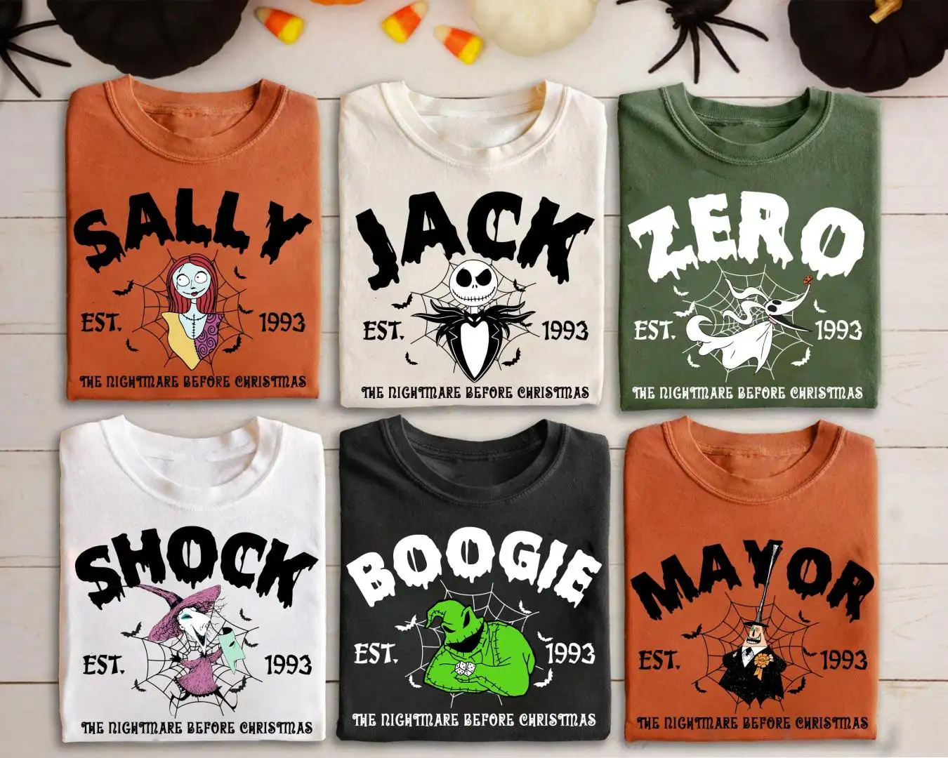 Nightmare Before Christmas Disney Family Shirt