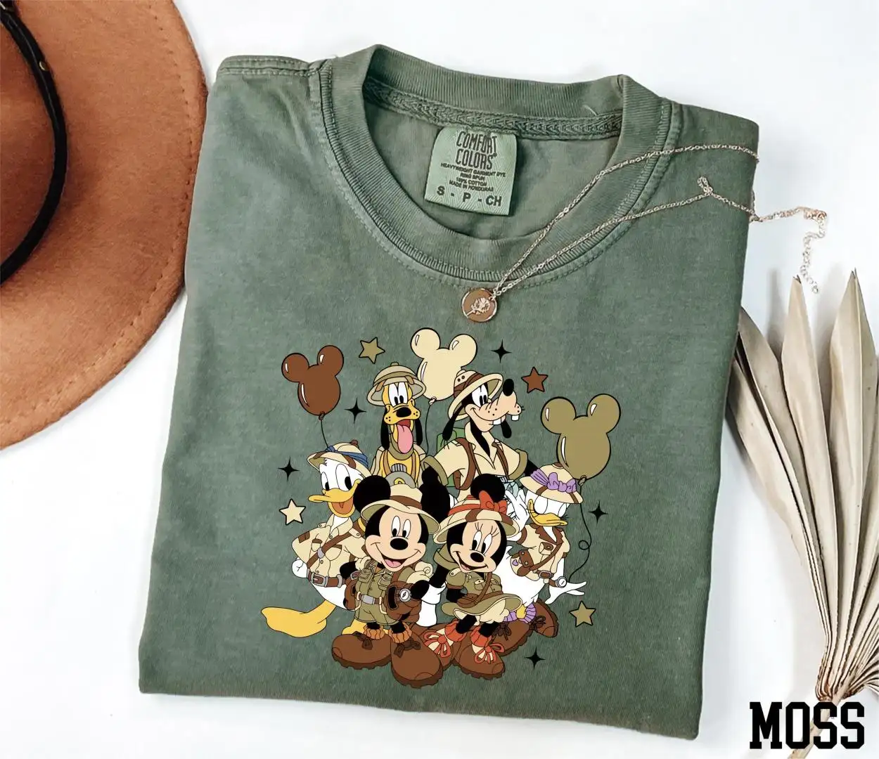 Mickey and Friends Safari Shirt for Disney Fans