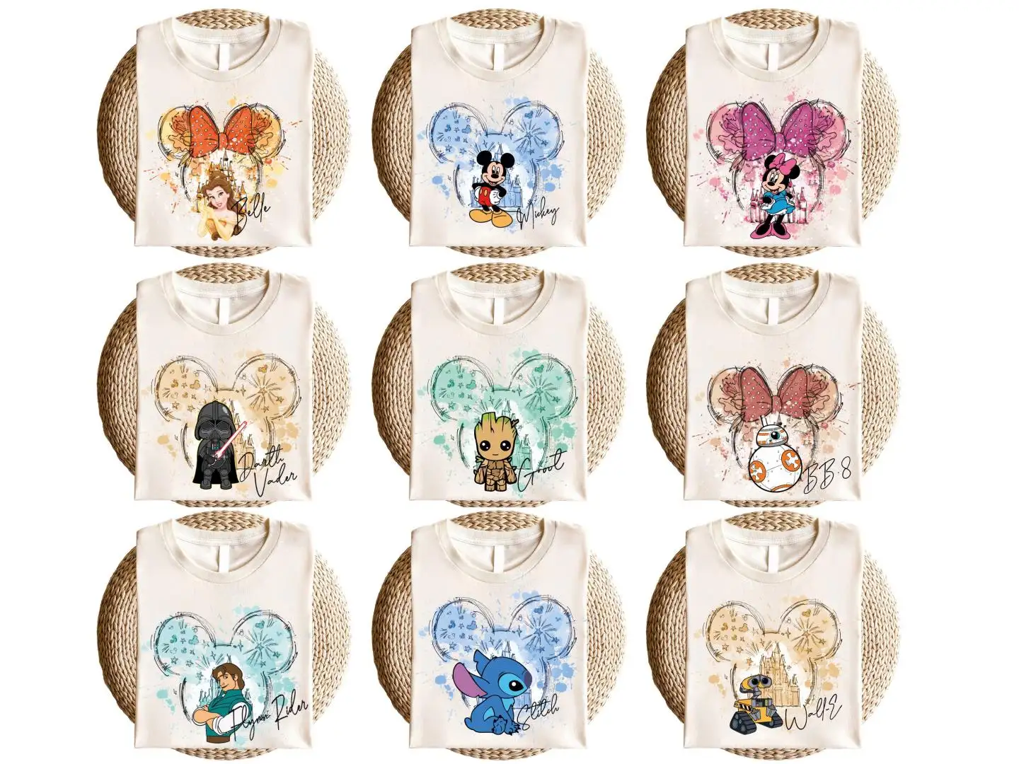 Disney Characters Family Matching Shirt