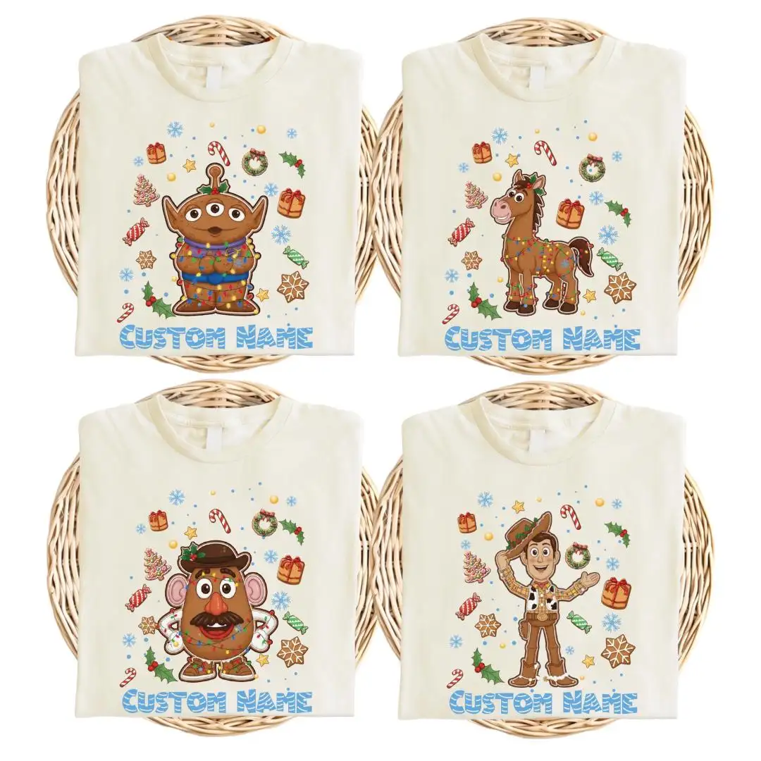 Toy Story Gingerbread Christmas Shirt for Family Matching