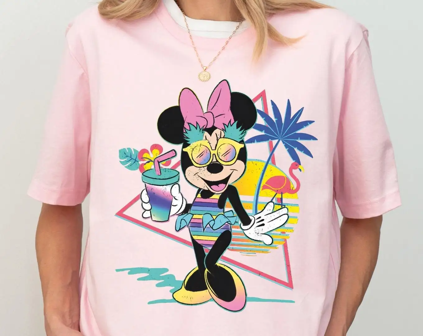 Minnie Mouse Summer Vibes Shirt for Girls