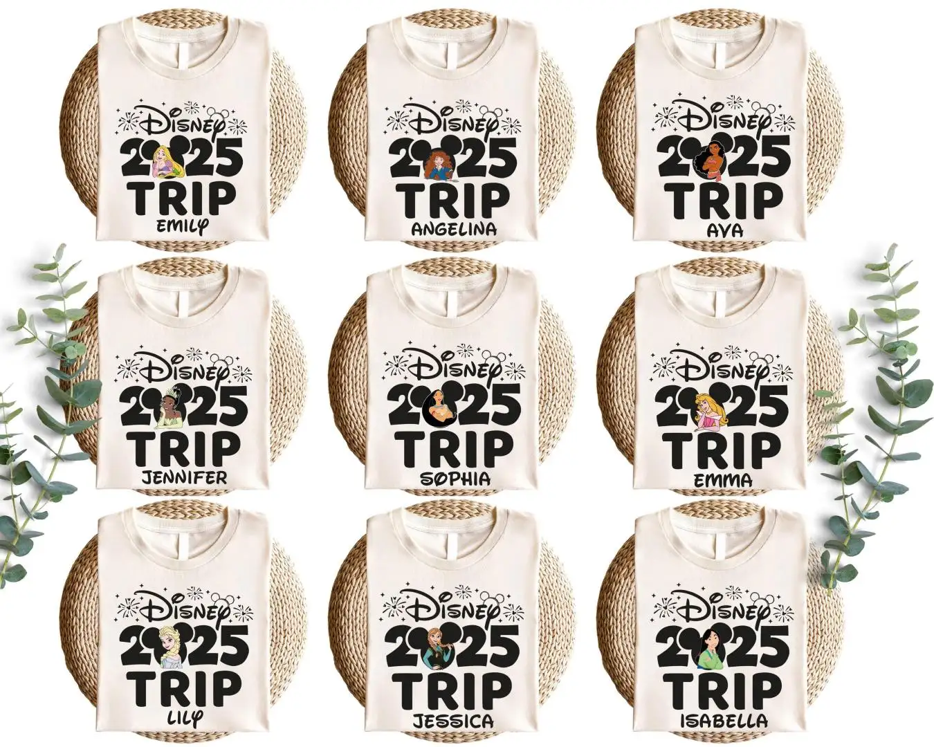 Disney Princess Girls Trip Shirt 2026