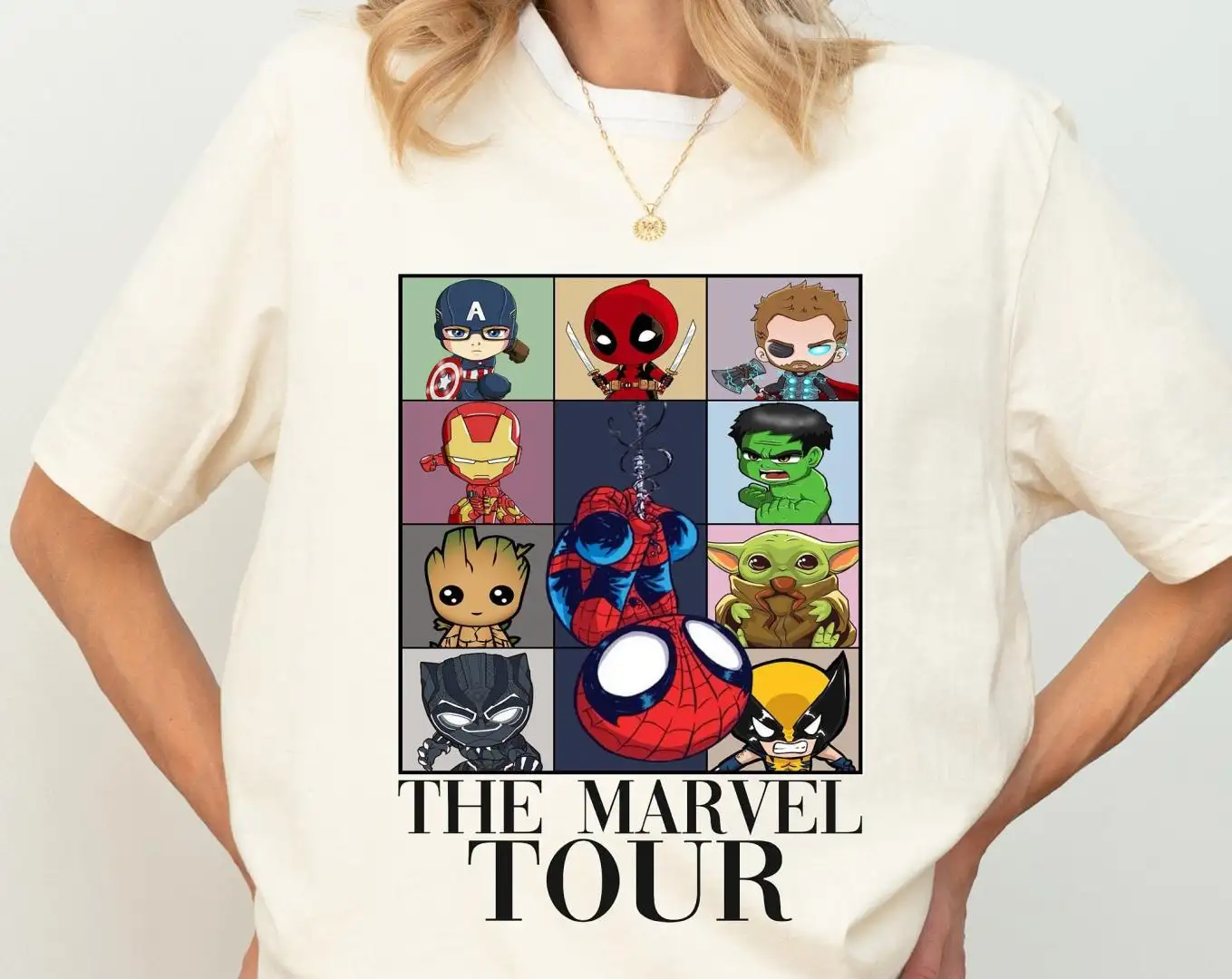 Marvel Superhero Shirt for Disneyland Family Trip