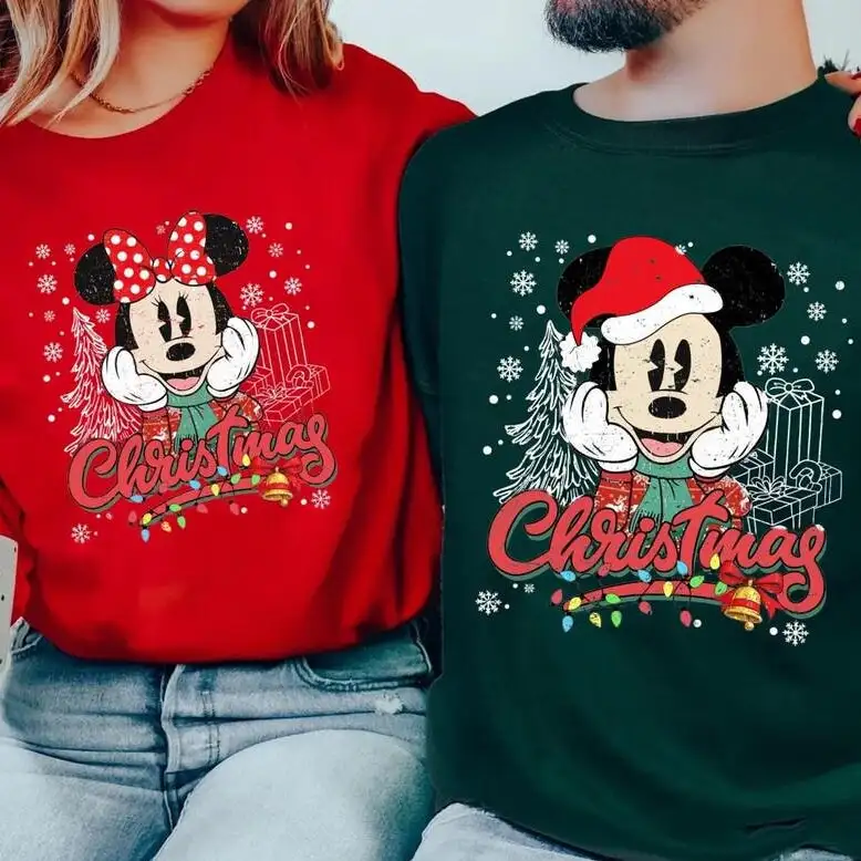 Disney Christmas Couple Matching Shirt