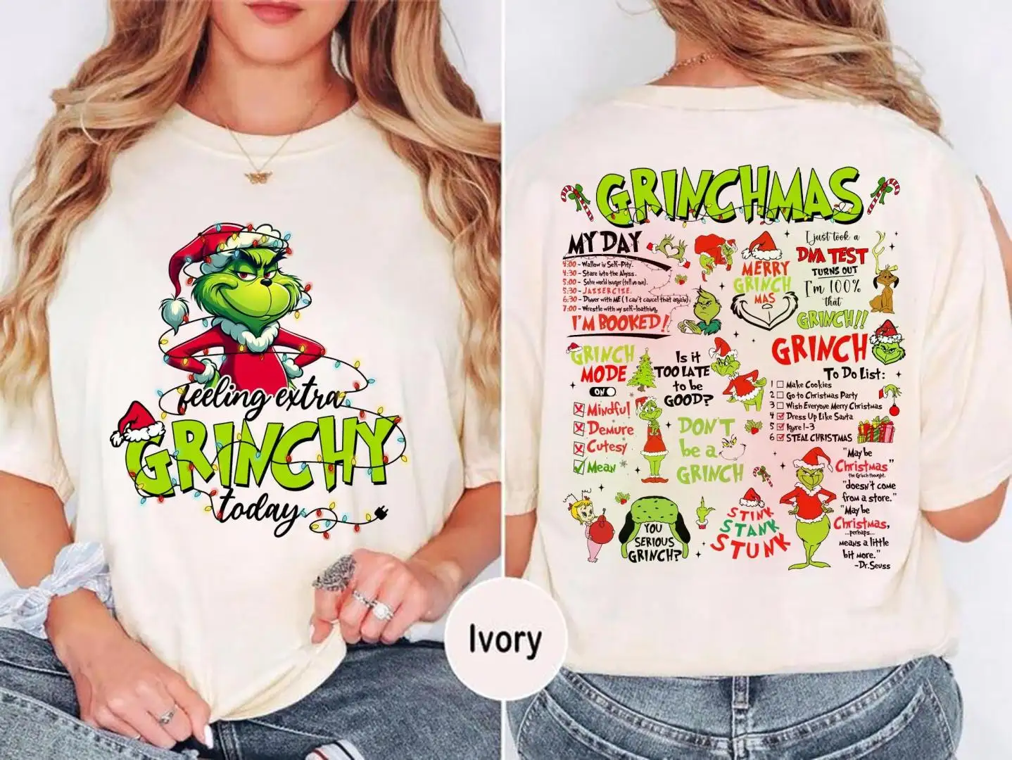 Grinch Christmas Shirt for Grinch Lovers Feeling Extra Grinchy
