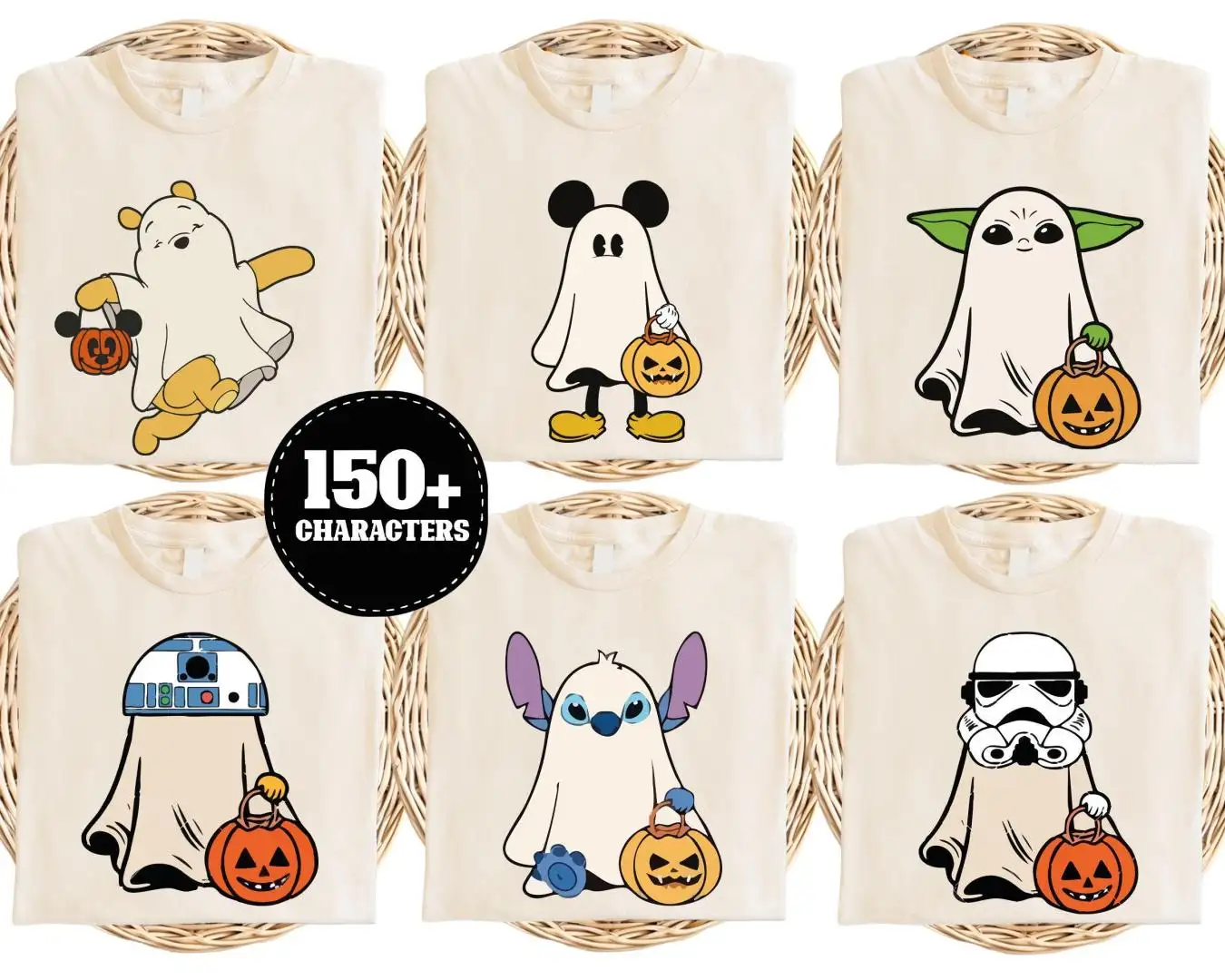 Disney Ghost Halloween Shirt for Kids