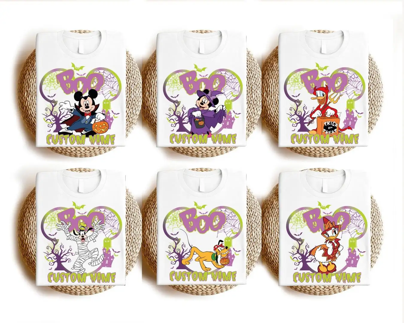 Disney Halloween Shirt for Family Boo Princess Trip