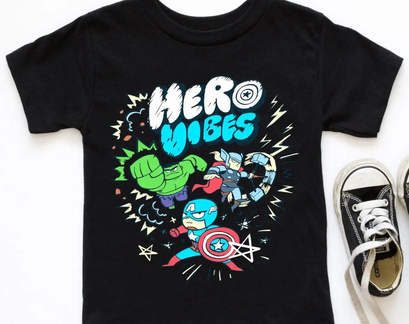 Marvel Superhero Shirt for Boys Avengers