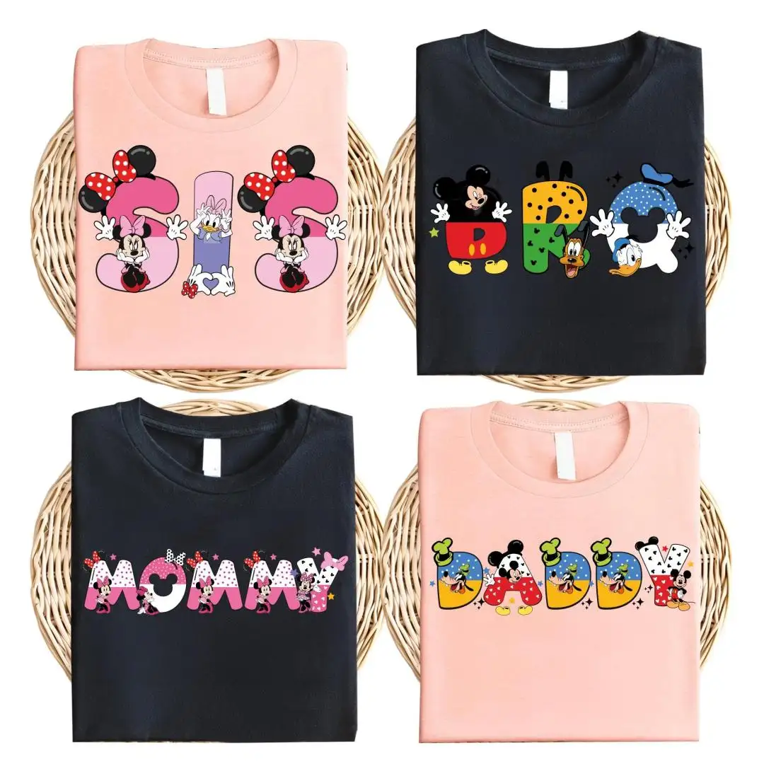 Family Mickey and Friends Disney Vacation Shirt