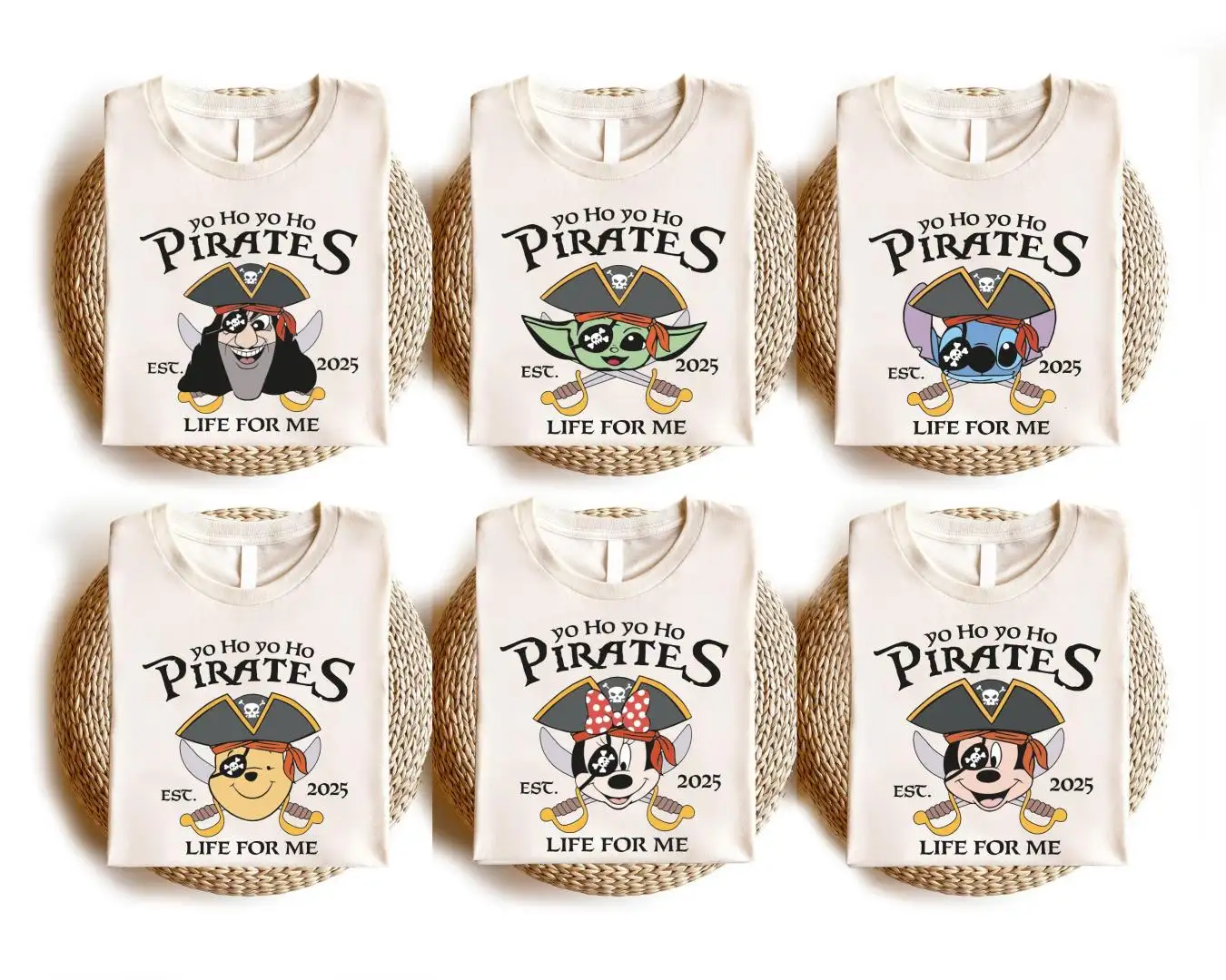 Disney Pirates Shirt for Kids Mickey Minnie Pooh