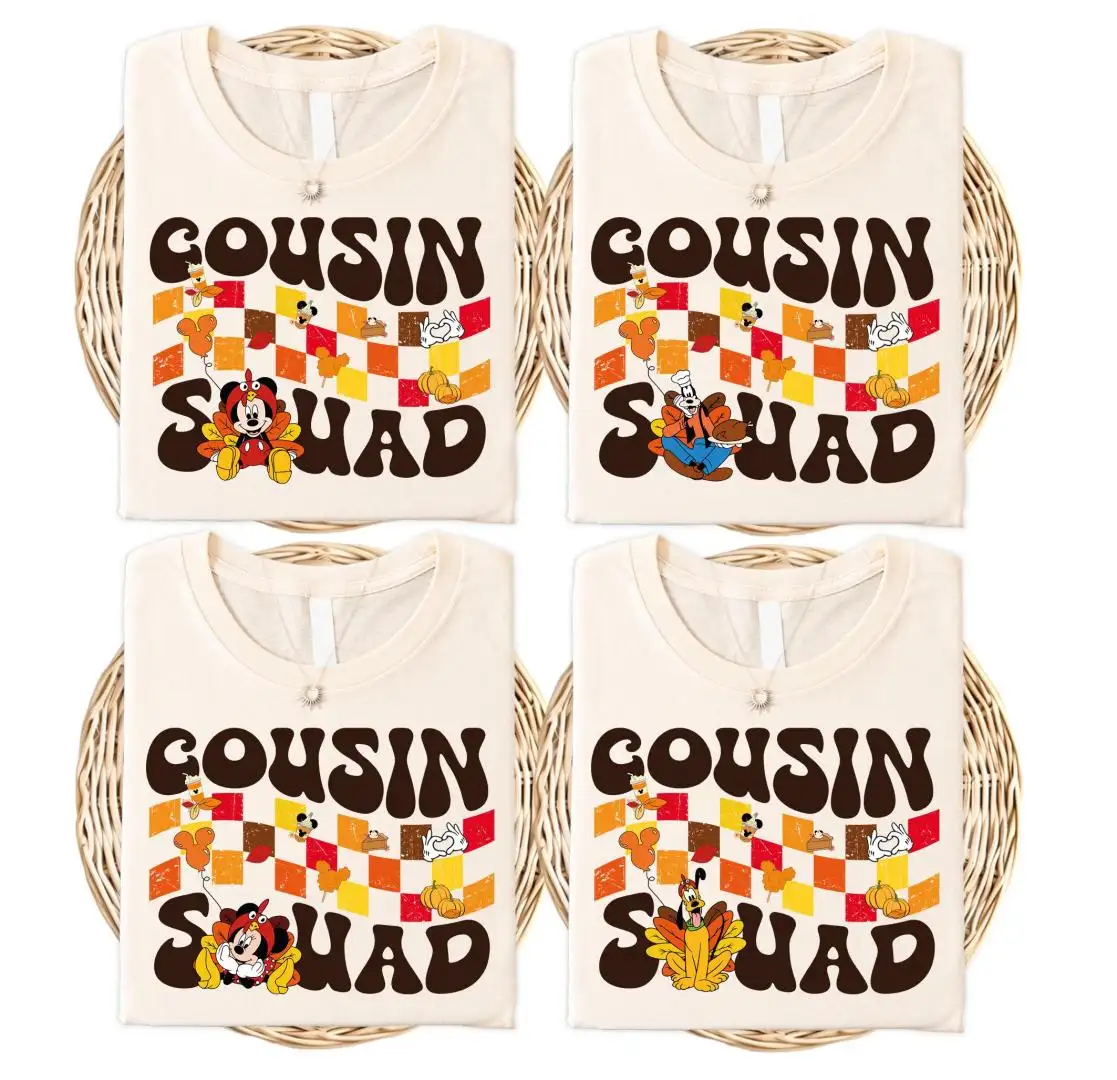 Cousin Squad Thanksgiving Shirt Disney Fall