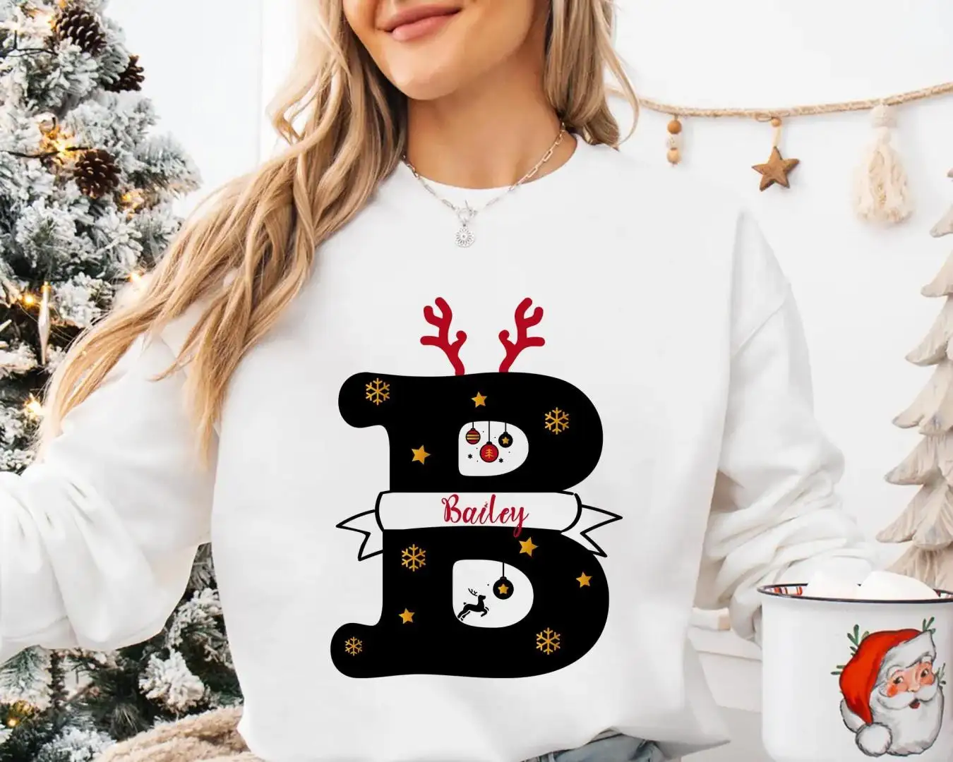 Personalized Family Christmas Name Shirt