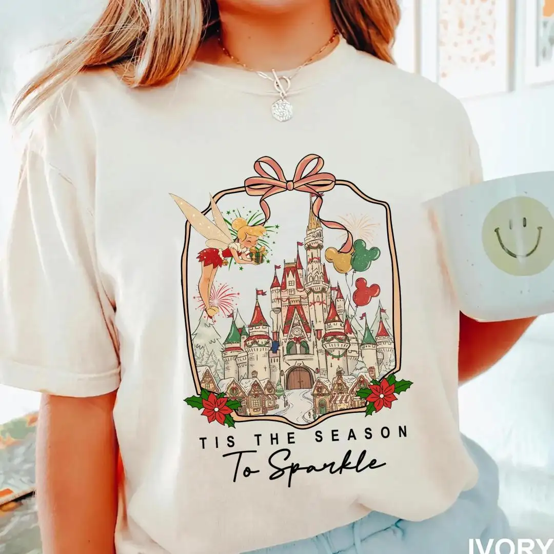 Disney Tinker Bell Christmas Fairy Holiday Shirt