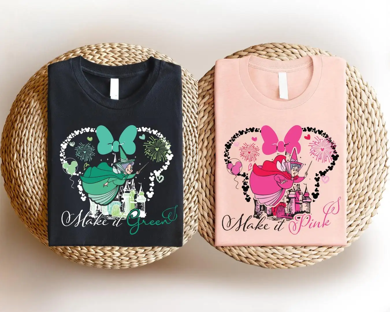 Disney Sleeping Beauty Fairies Make It Blue Shirt