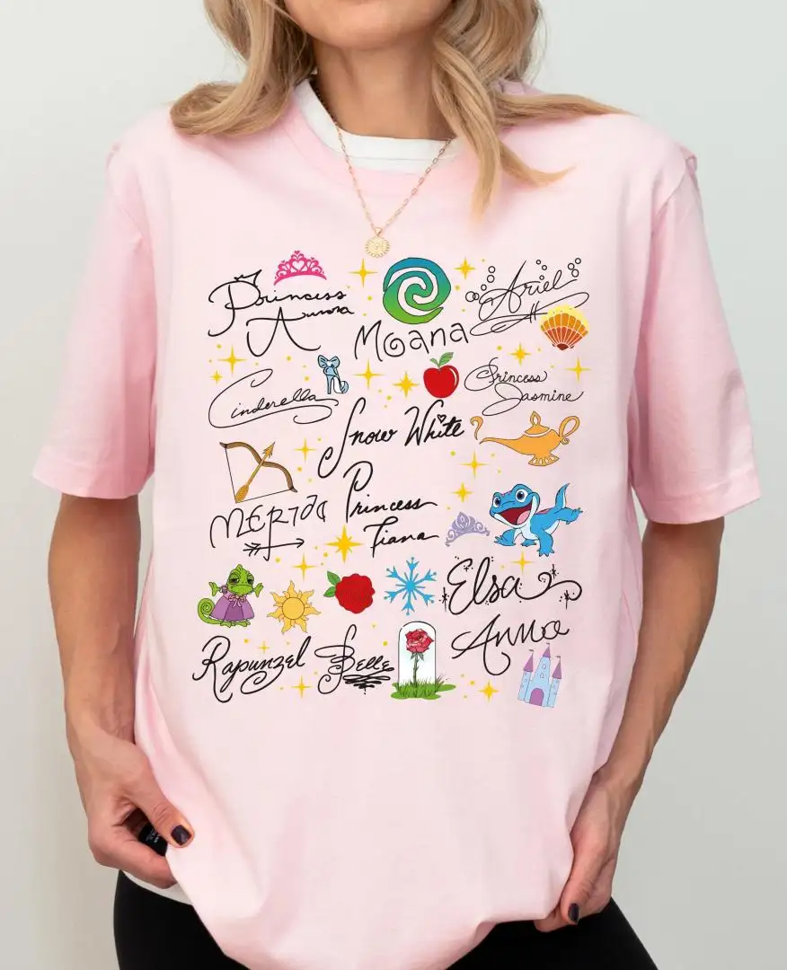 Disney Princess Autograph Shirt for Girls