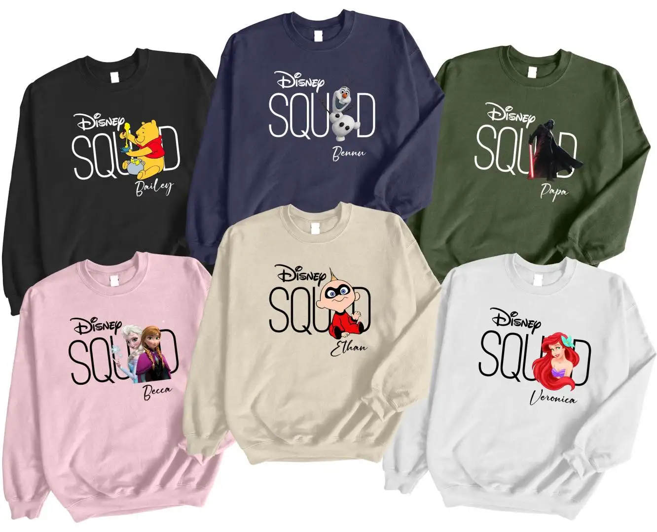 Disney Squad Shirt for Family Vacation