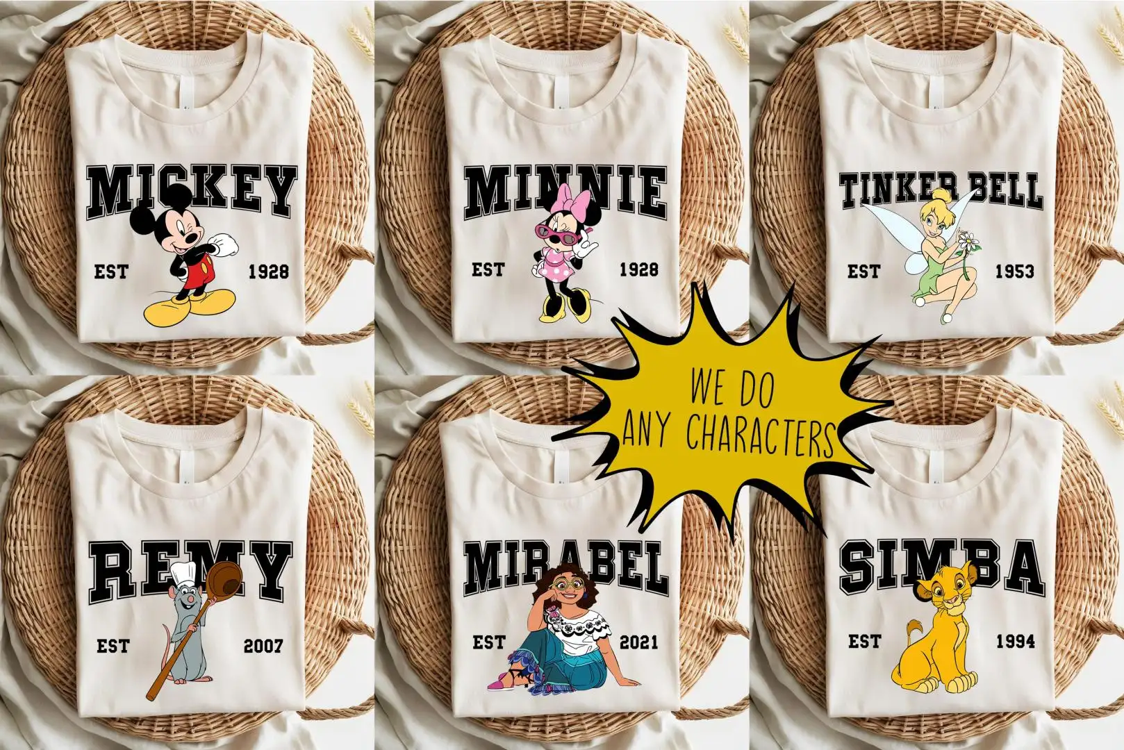 Disney Characters Family Trip Shirt