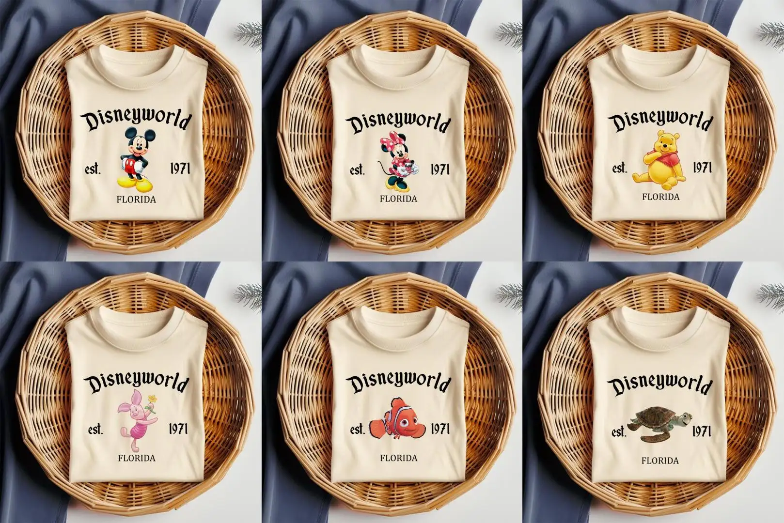Vintage 1971 Disney World Shirt For Family Trip