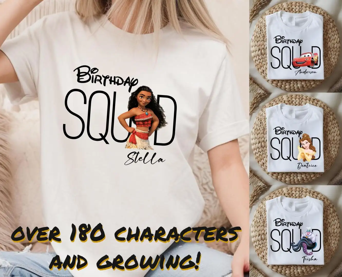Disney Kids Birthday Squad Shirt