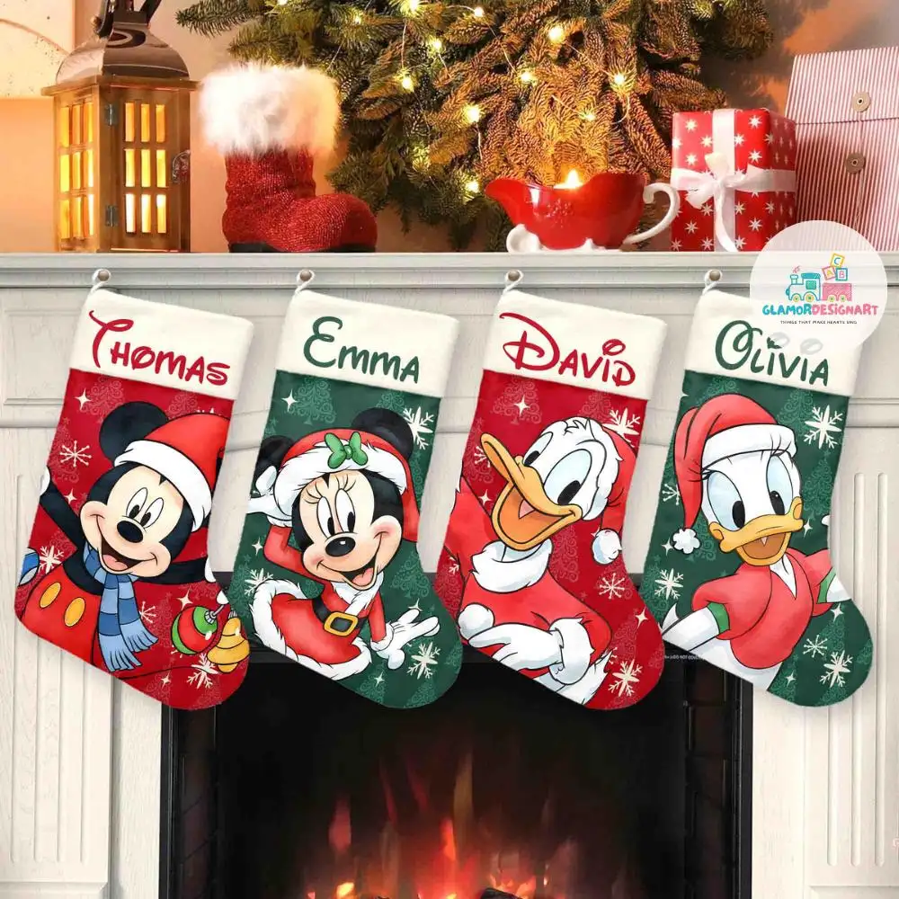 Disney Christmas Shirt With Custom Name Gift