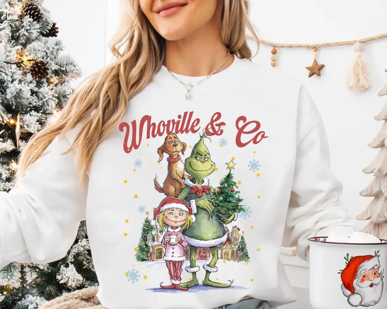 Grinch Whoville Christmas Shirt Family Gift