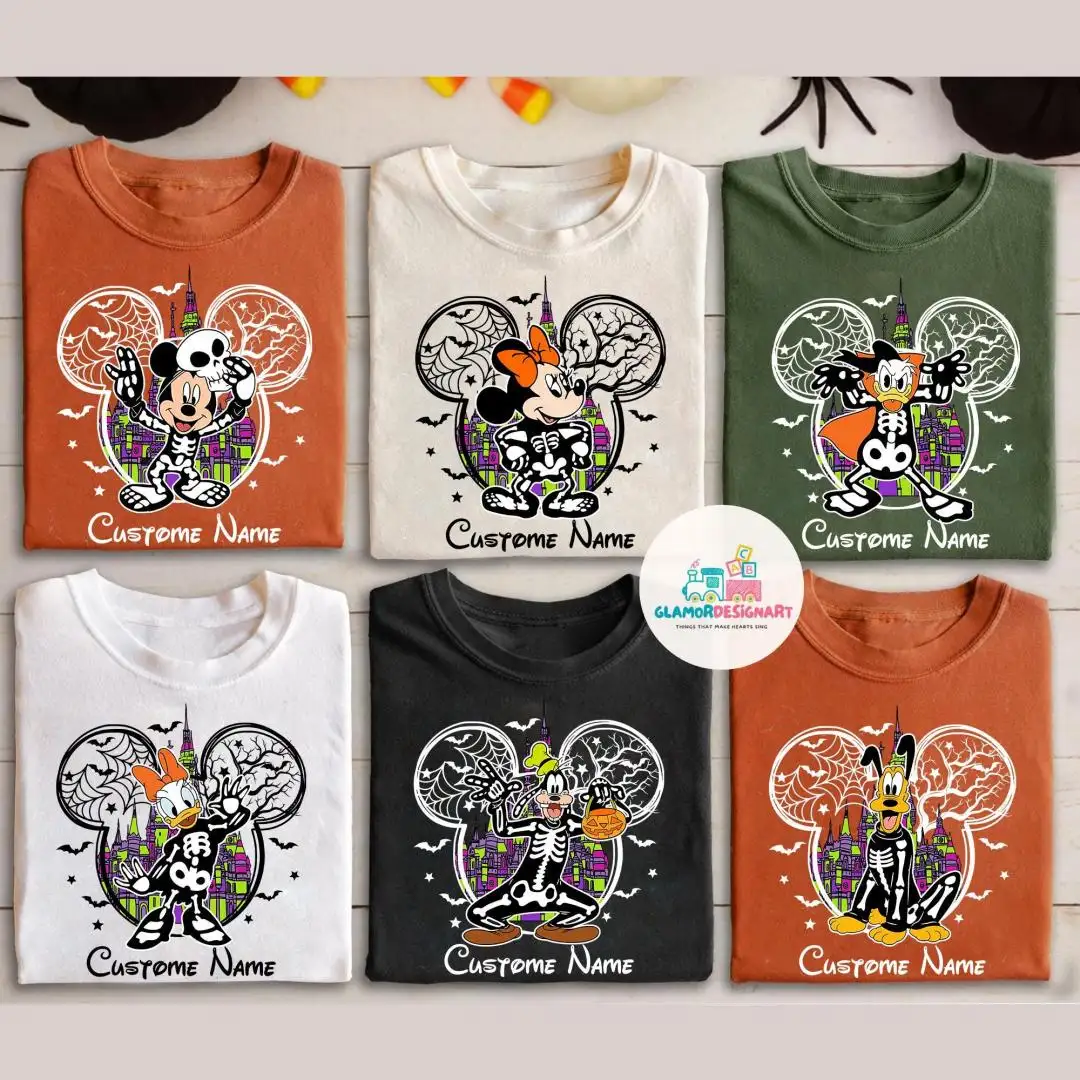 Vintage Disney Halloween Shirt for Family Parties