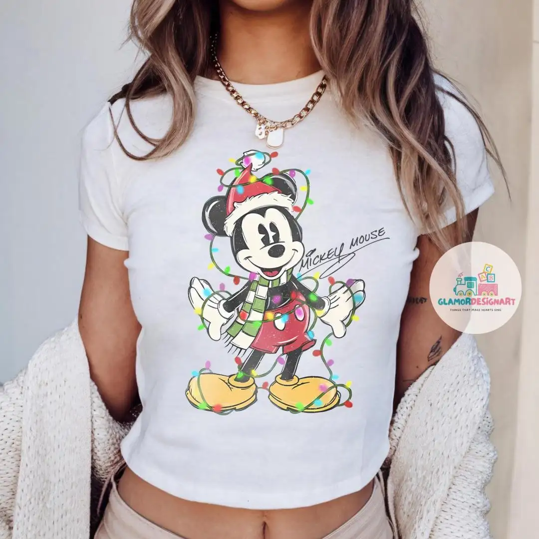 Disney Christmas Lights Mickey Shirt