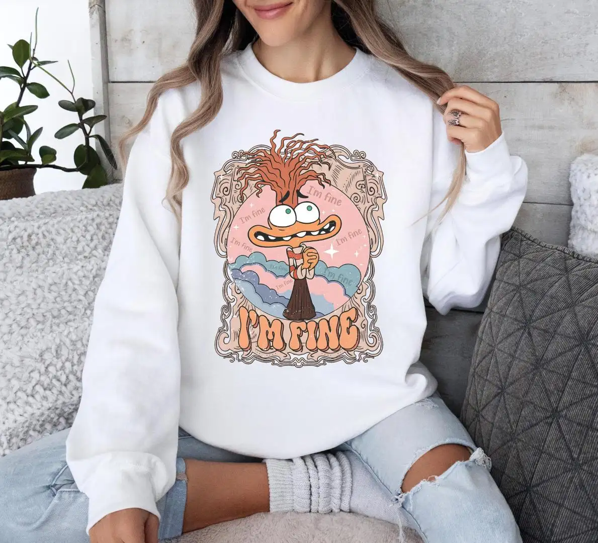 Disney Inside Out Anxiety Mental Health Shirt