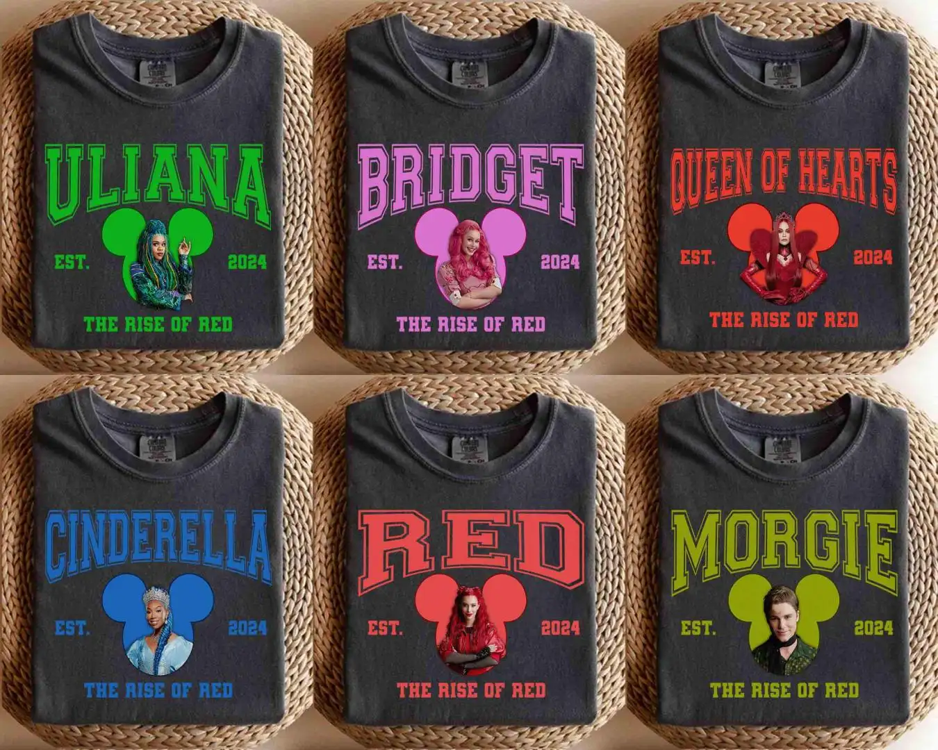 Vintage Disney Descendants Rise of Red Shirt