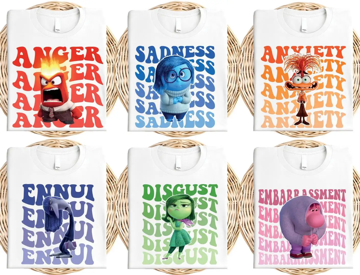 Inside Out 2 Disney Feelings Shirt for Fans