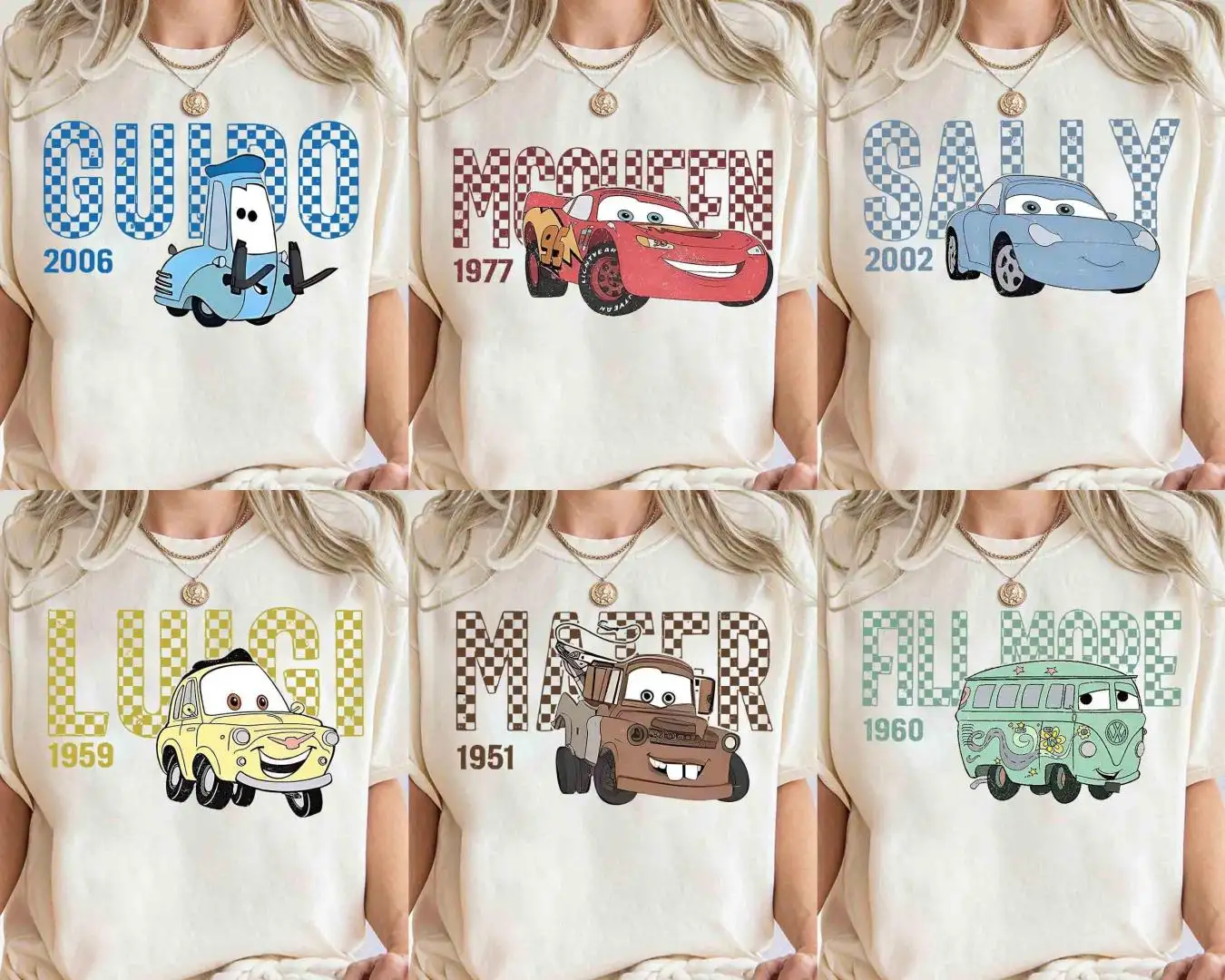 Disney Cars Shirt Lightning McQueen Family Trip Gift