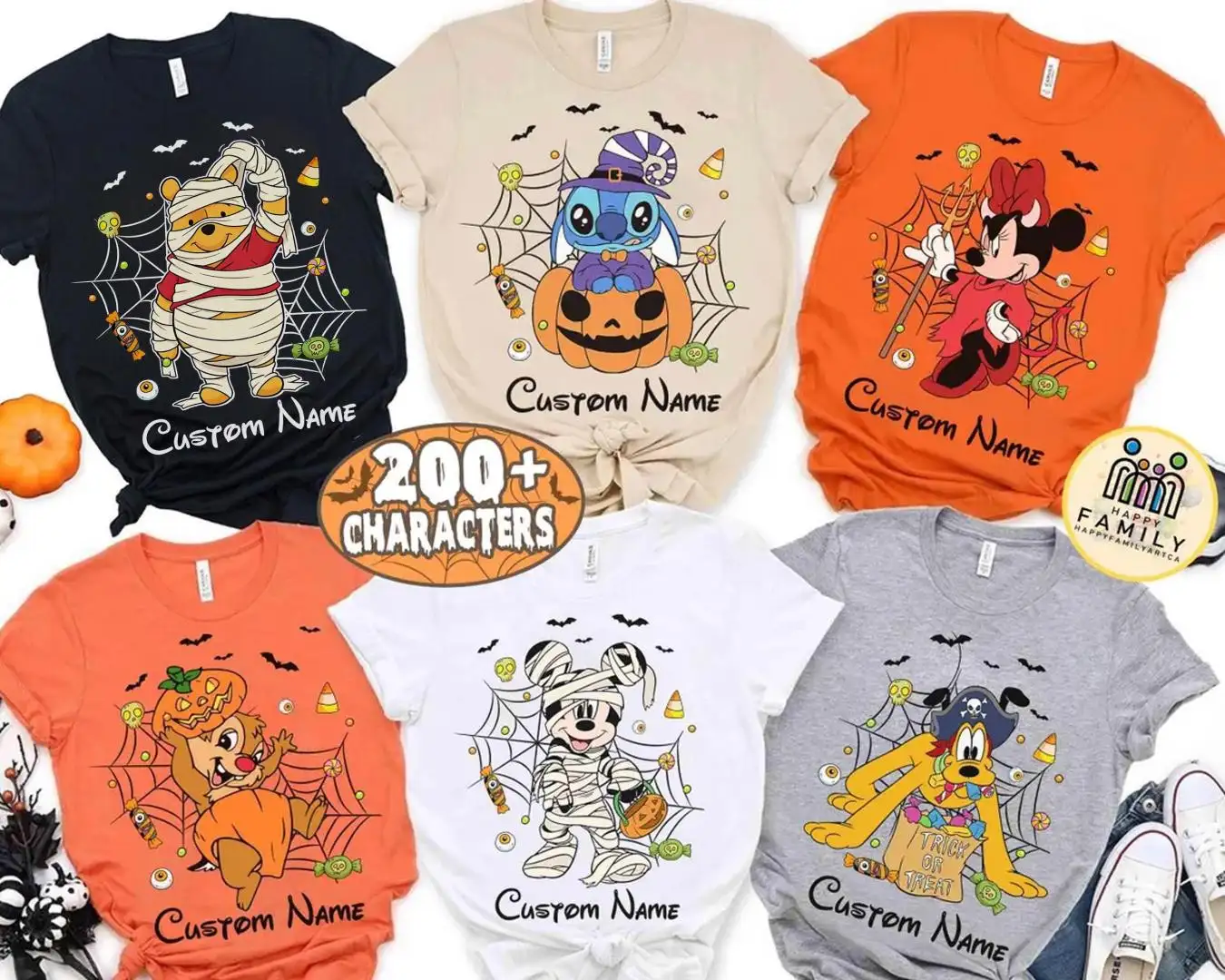 Vintage Disney Halloween Shirt for Family Party