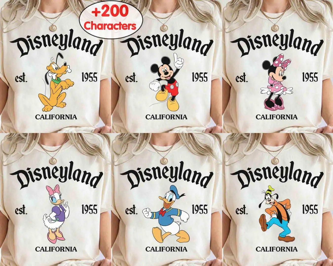 Disney Family Trip Shirt All Characters