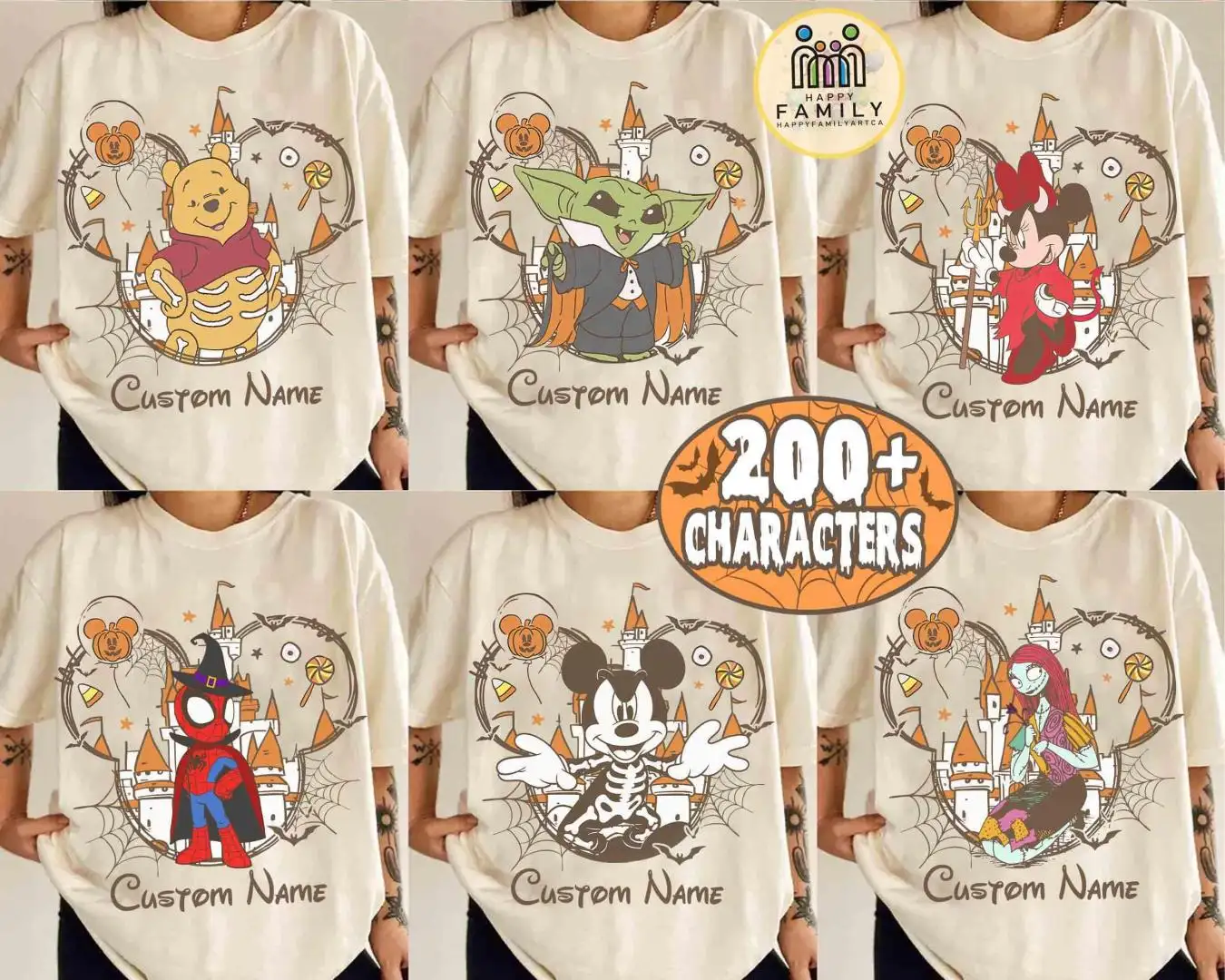 Vintage Disneyland Halloween Shirt For Family Parties