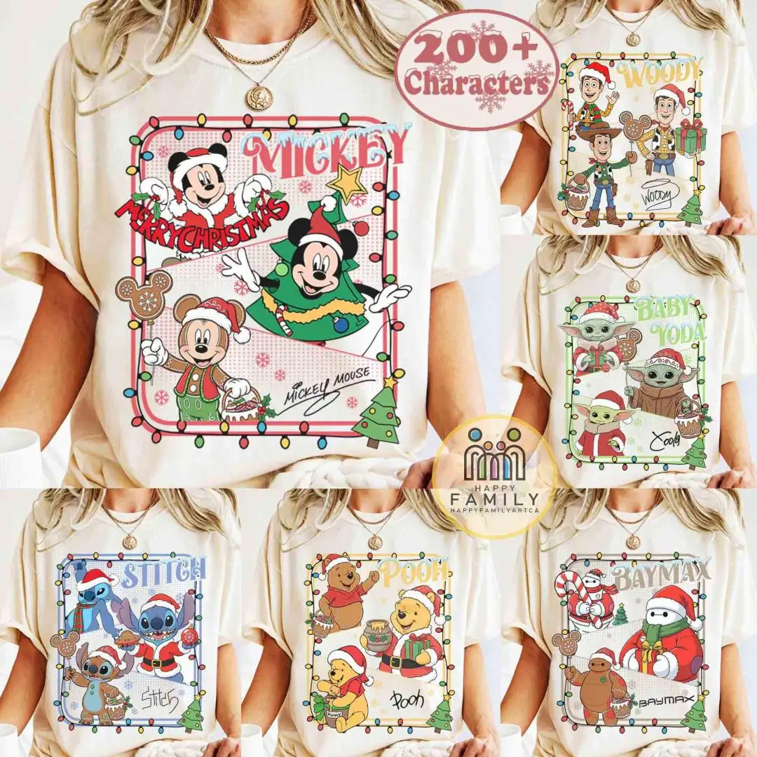 Disneyland Christmas Family Matching Shirt