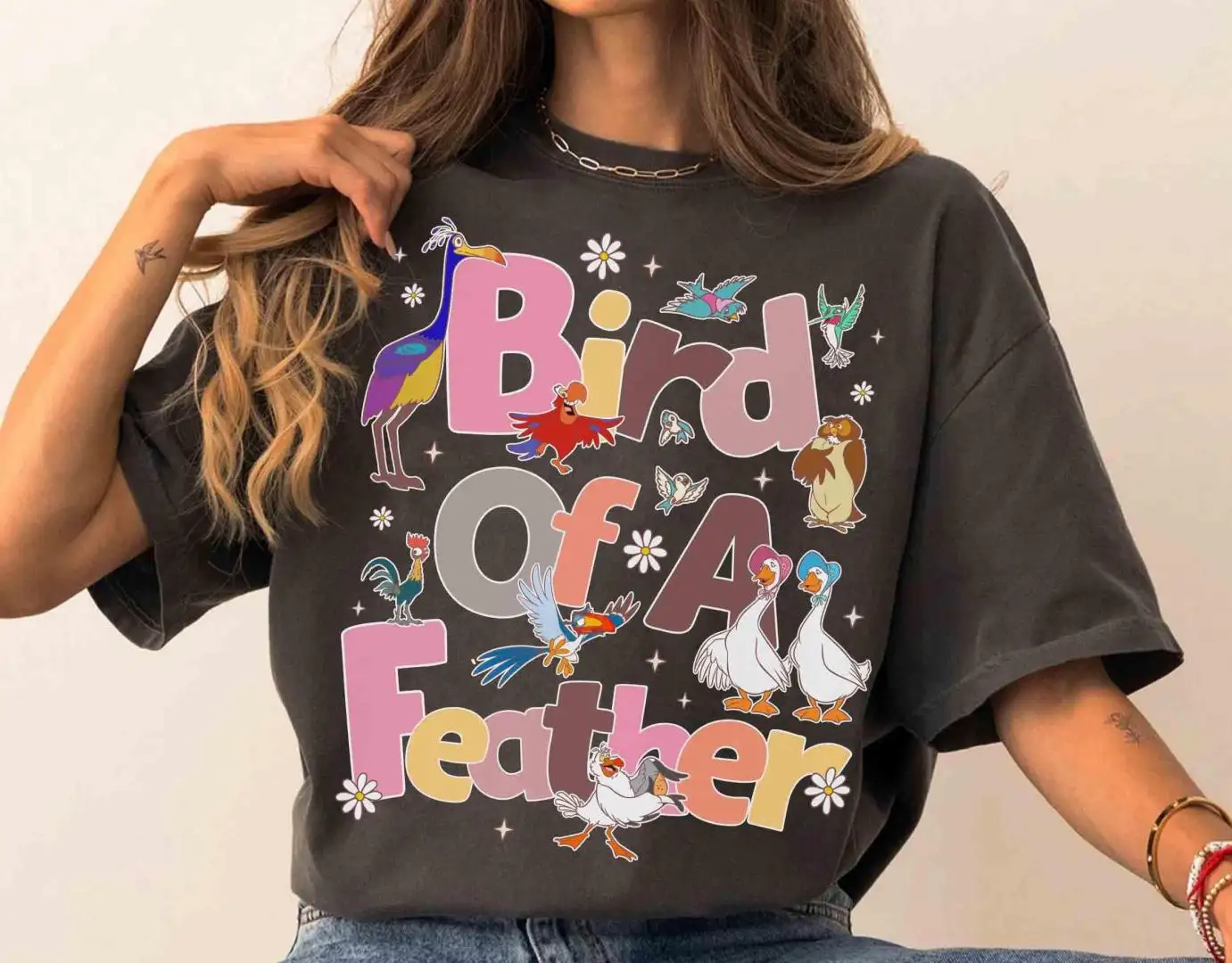 Disney Bird Characters Matching Family Vacation Shirt