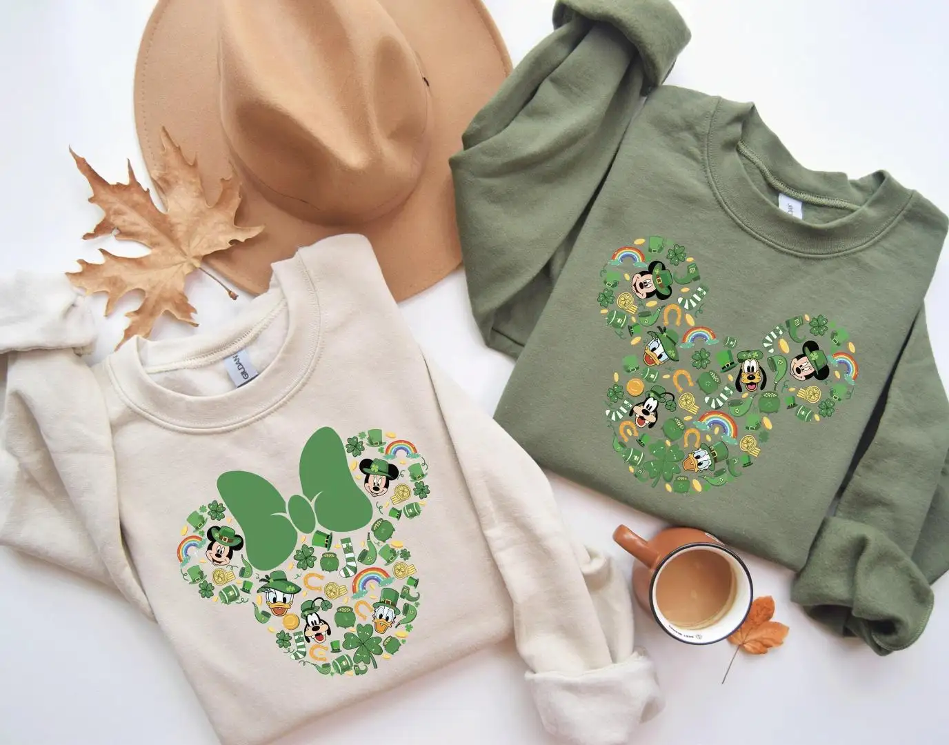 St. Patrick's Day Disney Couple Shirt