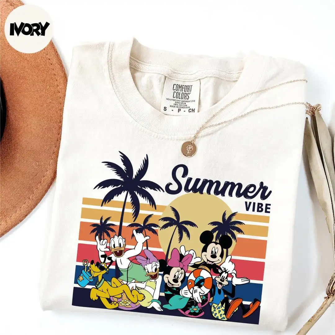 Disney Summer Vibes Mickey and Friends Shirt